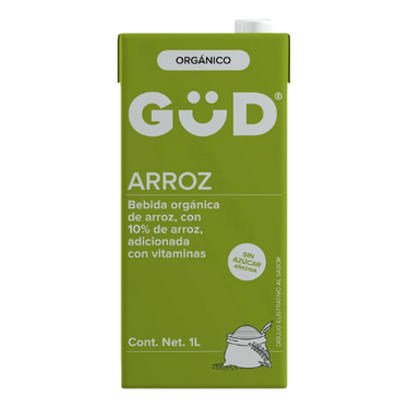 Alimento Liquido de Arroz Orgánico sin Azúcar 1L